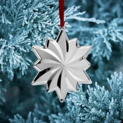 MIKASA 2023 Silver Plated Star Ornament 2nd Edition -Tableware Shop 2023 Silver Plated Star Ornament 2nd Edition 5299450 2
