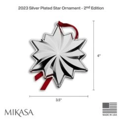 MIKASA 2023 Silver Plated Star Ornament 2nd Edition -Tableware Shop 2023 Silver Plated Star Ornament 2nd Edition 5299450 4