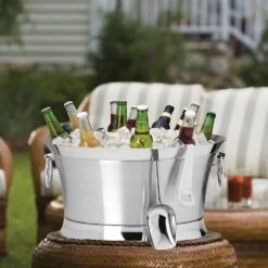 MIKASA 30 Quart Double Wall Beverage Tub With Stand And Tools -Tableware Shop 30 quart double wall beverage tub with stand and tools 5245941 4