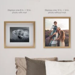 MIKASA Champagne 12 X 14 Gallery Frame, Matted To 8 X 10 -Tableware Shop 5249772 MHA Amazon 15x13IN Champagne Frame 8x10IN 04crop