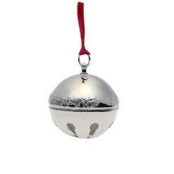 2021 Silver Plated Sleigh Bell Ornament 51st Edition -Tableware Shop 5273876L 360 10