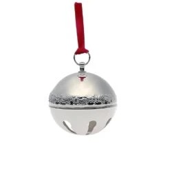 2021 Silver Plated Sleigh Bell Ornament 51st Edition -Tableware Shop 5273876L 360 13