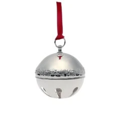 2021 Silver Plated Sleigh Bell Ornament 51st Edition -Tableware Shop 5273876L 360 15
