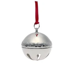 2021 Silver Plated Sleigh Bell Ornament 51st Edition -Tableware Shop 5273876L 360 16