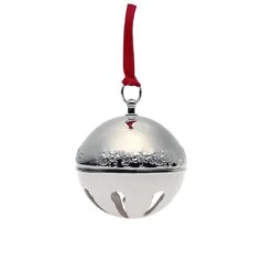 2021 Silver Plated Sleigh Bell Ornament 51st Edition -Tableware Shop 5273876L 360 4