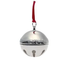 2021 Silver Plated Sleigh Bell Ornament 51st Edition -Tableware Shop 5273876L 360 5