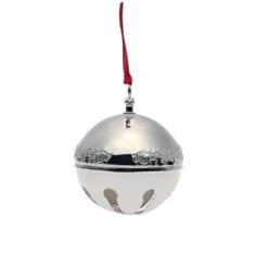 2021 Silver Plated Sleigh Bell Ornament 51st Edition -Tableware Shop 5273876L 360 7