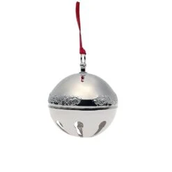 2021 Silver Plated Sleigh Bell Ornament 51st Edition -Tableware Shop 5273876L 360 8