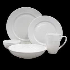 MIKASA Annabel 40 Piece Dinnerware Set, Service For 8 -Tableware Shop 5280664 placesetting