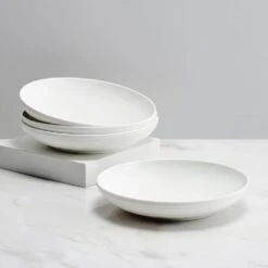 MIKASA Swirl Bone Set Of 4 Individual Pasta Bowls -Tableware Shop 5298602 LS2 swirl9inpastabowl