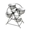 Ferris Wheel Entertaining Dip Bowl Serving Caddy -Tableware Shop 5312721 3Q rotating condiment caddy
