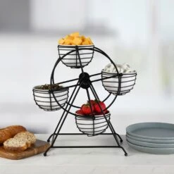 Ferris Wheel Entertaining Dip Bowl Serving Caddy -Tableware Shop 5312721 LS1 rotatingcondimentcaddy