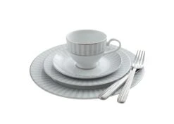MIKASA Adrian Grey 5 Piece Place Setting -Tableware Shop Adrian Grey 5 Piece Place Setting 5256483 3