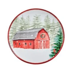 MIKASA Countryside Christmas Set Of 4 Salad Plates -Tableware Shop Countryside Christmas Set of 4 Assorted Salad Plates 5312173 4