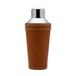 MIKASA Faux Leather Stitched Cocktail Shaker 11 MIKASA Faux Leather Stitched Cocktail Shaker -Tableware Shop Leather Stitched Cocktail Shaker 5301645 5