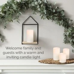 MIKASA Flameless Set Of 5 Pillar LED Candles With Remote -Tableware Shop Mikasa Set of 5 2 Wax Pillar LED Flameless Candles and Remote 5287496 7