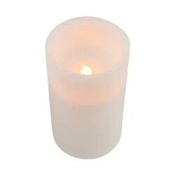 MIKASA Flameless Set Of 5 Pillar LED Candles With Remote -Tableware Shop Mikasa Set of 5 2 Wax Pillar LED Flameless Candles and Remote 5287496 8