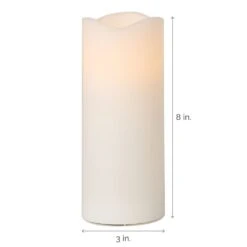 MIKASA Flameless Pillar LED 3x8 Candle -Tableware Shop Mikasa Wax Pillar LED 3x8 Flameless Candle 5286012 2