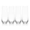 MIKASA Parker Set Of 4 Stemless Flute Glasses -Tableware Shop Parker Set of 4 Stemless Flute Glasses 5312394 1