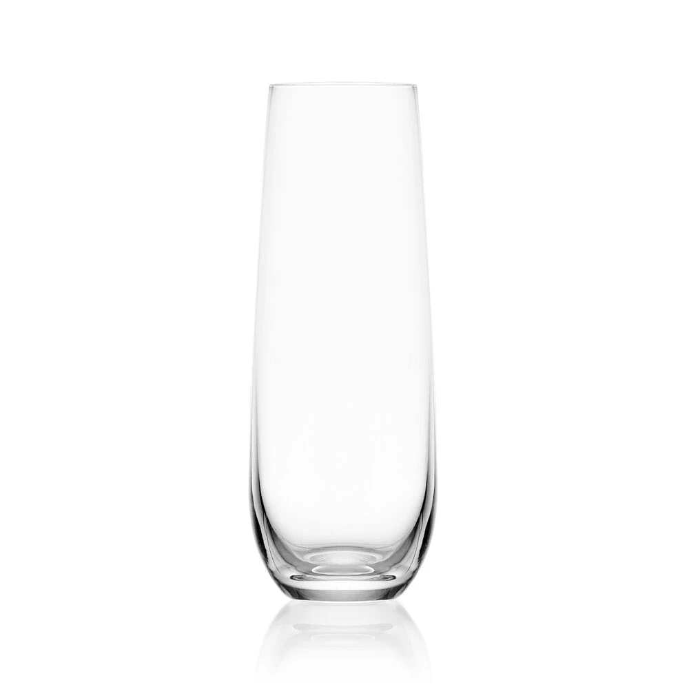MIKASA Parker Set Of 4 Stemless Flute Glasses 10 MIKASA Parker Set Of 4 Stemless Flute Glasses - Image 8