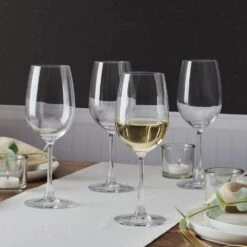 MIKASA Parker Set Of 4 White Wine Glasses -Tableware Shop Parker Set of 4 White Wine Glasses 5312384 2
