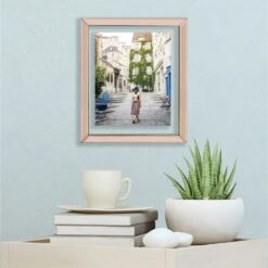 MIKASA Rose Gold Floating Frame, 8 X 10 Inch Photo -Tableware Shop Rose Gold 10 x 12 Mirror Floating Frame 8 x 10 Inch Photo 5290064 4