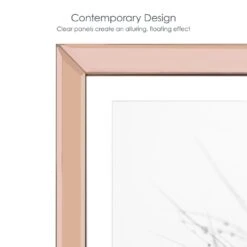 MIKASA Rose Gold Floating Frame, 8 X 10 Inch Photo -Tableware Shop Rose Gold 10 x 12 Mirror Floating Frame 8 x 10 Inch Photo 5290064 6