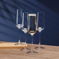 MIKASA Samantha Set Of 4 Flute Glasses -Tableware Shop Samantha Set of 4 Flute Glasses 5312421 2