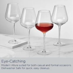 MIKASA Samantha Set Of 4 Red Wine Glasses -Tableware Shop Samantha Set of 4 Red Wine Glasses 5312419 5