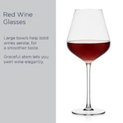 MIKASA Samantha Set Of 4 Red Wine Glasses -Tableware Shop Samantha Set of 4 Red Wine Glasses 5312419 6