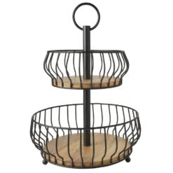 Savannah 2 Tier Fruit Storage Basket -Tableware Shop Savannah 2 Tier Basket 5304262 7