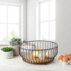Savannah Fruit Storage Basket With Banana Hook -Tableware Shop Savannah Fruit Basket With Banana Hook 5304263 4