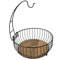 Savannah Fruit Storage Basket With Banana Hook -Tableware Shop Savannah Fruit Basket With Banana Hook 5304263 7