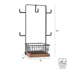 Stella Mug Tree With Storage Basket 14 Stella Mug Tree With Storage Basket -Tableware Shop Stella Mug Tree With Basket 5304325 5