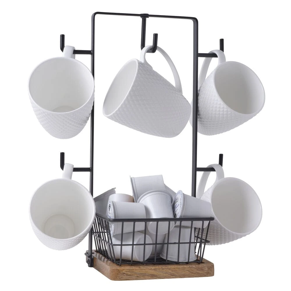 Stella Mug Tree With Storage Basket 10 Stella Mug Tree With Storage Basket - Image 8