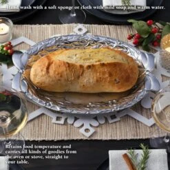 Holly Berries Oval Serving Tray -Tableware Shop Wilton Armetale Holly Berries Oval Tray 254054 5