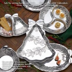 Holly Berries Oval Serving Tray -Tableware Shop Wilton Armetale Holly Berries Oval Tray 254054 6