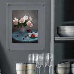 MIKASA Acrylic And Gold 16 X 20 Floating Wall Frame, 11 X 14 Photo -Tableware Shop acrylic and gold floating wall frame 11 x 14 5256722 2