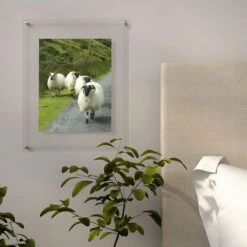 MIKASA Acrylic And Gold 16 X 20 Floating Wall Frame, 11 X 14 Photo -Tableware Shop acrylic and gold floating wall frame 11 x 14 5256722 3