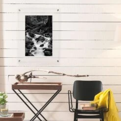 MIKASA Acrylic And Silver 16 X 20 Floating Wall Frame, 11 X 14 Photo -Tableware Shop acrylic and silver floating wall frame 11 x 14 5256326 2