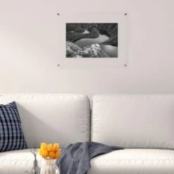 MIKASA Acrylic And Silver 16 X 20 Floating Wall Frame, 11 X 14 Photo -Tableware Shop acrylic and silver floating wall frame 11 x 14 5256326 3