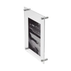 MIKASA Acrylic 8 X 10 Floating Wall Frame, 5 X 7 Photo -Tableware Shop acrylic floating wall frame 5 x 7 5256322 3