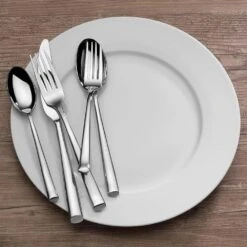 MIKASA Addison Forged 20 Piece Flatware Set, Service For 4 -Tableware Shop addison forged 20 piece flatware set service for 4 5084412 2