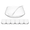MIKASA Akimbo 8 Piece Punch Bowl Set -Tableware Shop akimbo 8 piece punch bowl set 5290385 1