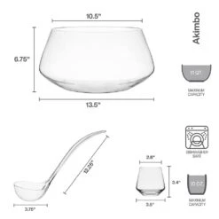 MIKASA Akimbo 8 Piece Punch Bowl Set -Tableware Shop akimbo 8 piece punch bowl set 5290385 9