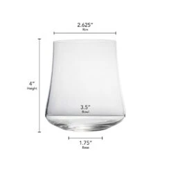 MIKASA Aline Set Of 4 Double Old Fashioned Whiskey Glasses -Tableware Shop aline set of 4 double old fashioned whiskey glasses 5287910 4