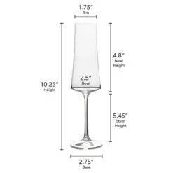 MIKASA Aline Set Of 4 Flute Glasses -Tableware Shop aline set of 4 flute glasses 5287916 4