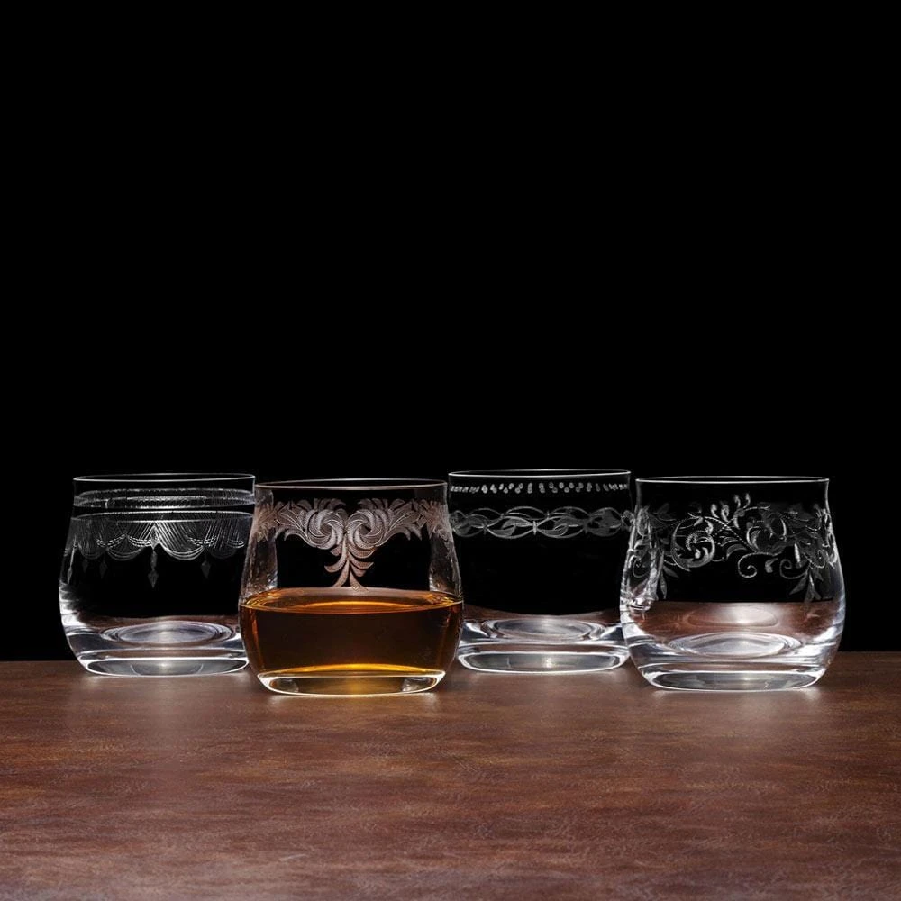 MIKASA Amelia Set Of 4 Double Old Fashioned Glasses 4 MIKASA Amelia Set Of 4 Double Old Fashioned Glasses - Image 2