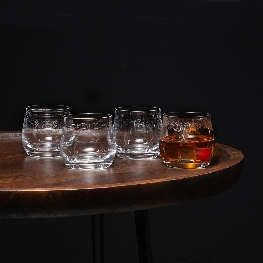MIKASA Amelia Set Of 4 Double Old Fashioned Glasses 5 MIKASA Amelia Set Of 4 Double Old Fashioned Glasses - Image 3