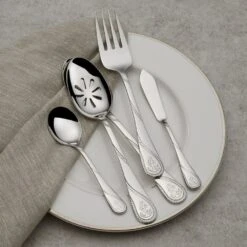 Anchor Coastal 45 Piece Flatware Set, Service For 8 -Tableware Shop anchor coastal 45 piece flatware set service for 8 5270356 3